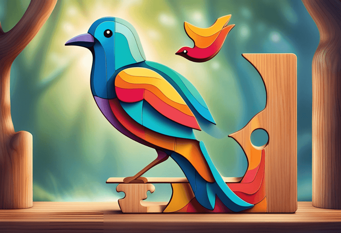 The Educational Value and Therapeutic Benefits of Animal Wooden Puzzle Refined Bird Figure Jigsaw Puzzle - SmartPursue™