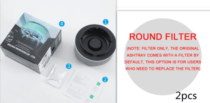 Smoke Removal Air Purification Ashtray - SmartPursue™