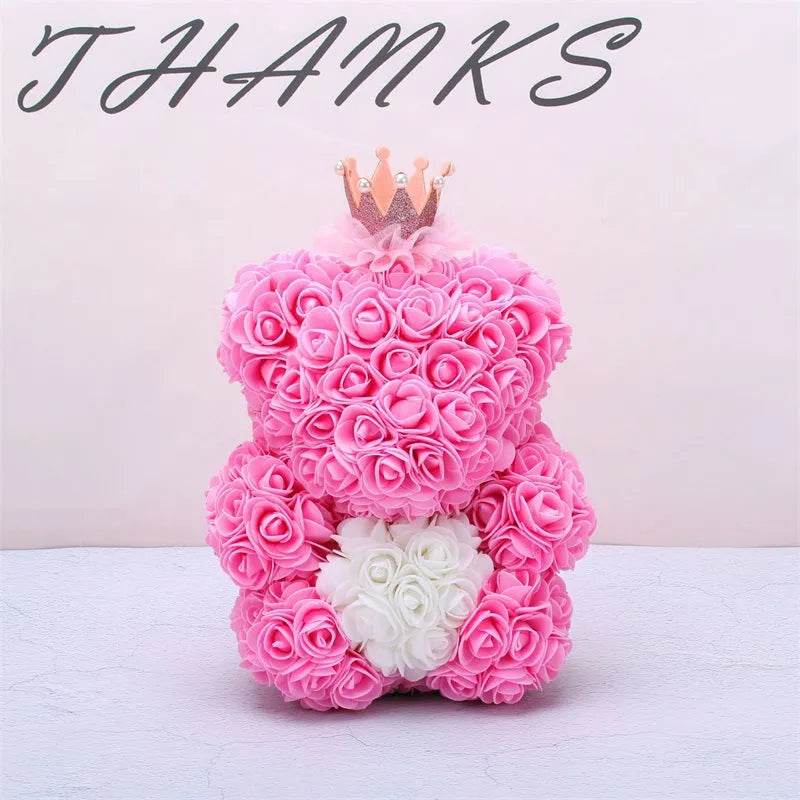 Valentine Foam Forever Rose Teddy Bear - SmartPursue™
