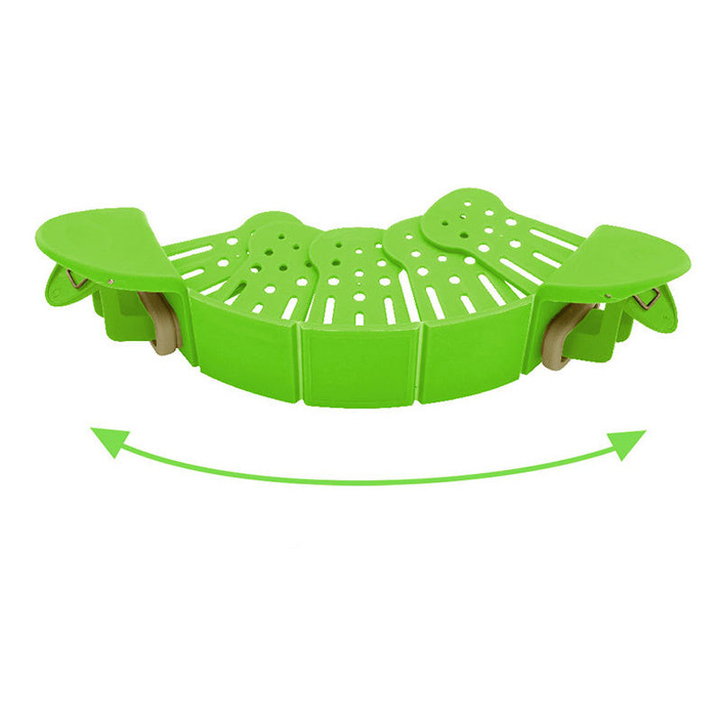 🍝 Universal Silicone Clip-On Pot Strainer - SmartPursue™
