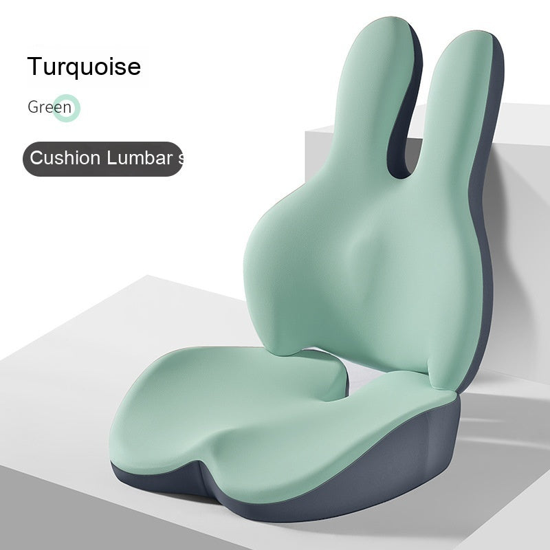 🚗 Car Heightening Cushion – Backrest & Lumbar Pad Driving Seat Support CJ