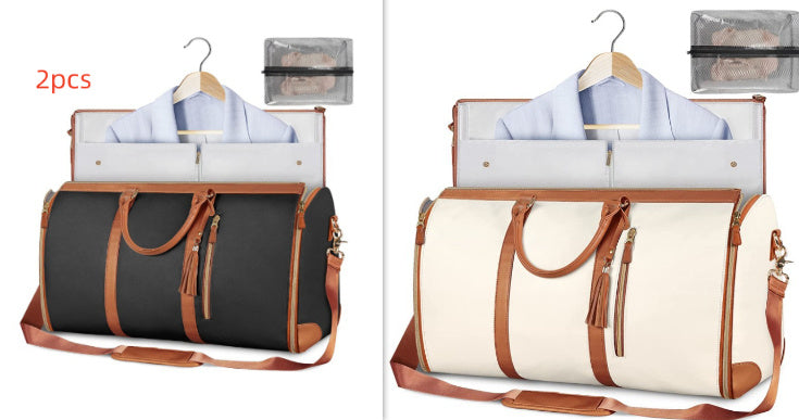 👜 Large Travel Duffle Bag – Waterproof Folding Suit & Clothes Tote CJ