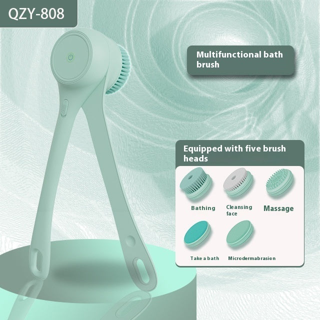🚿 Electric Bath Brush – Automatic Back Rubbing Long Handle Brush CJ