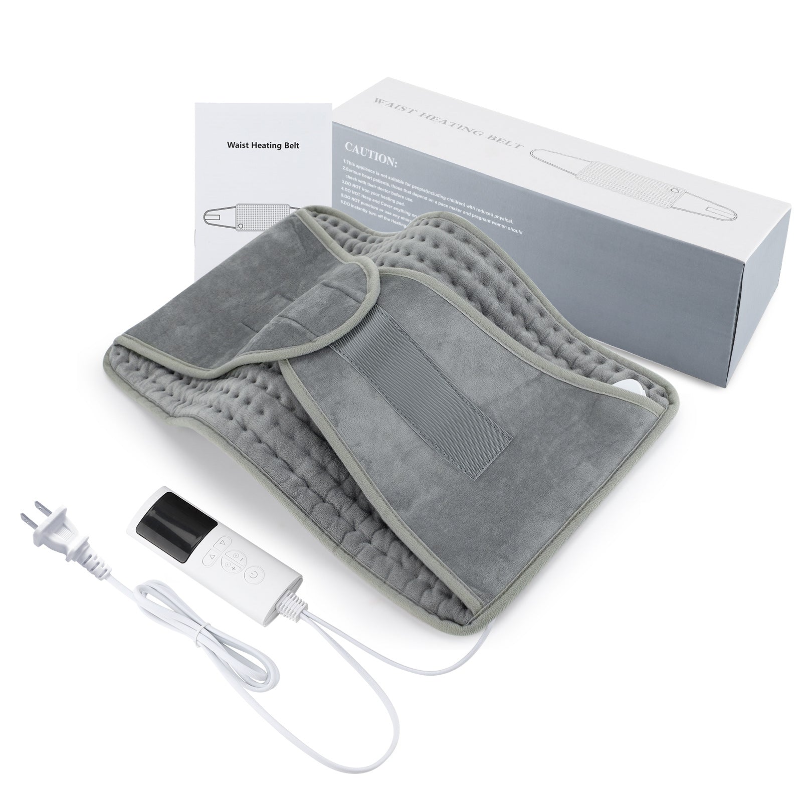 Back Heating Support Belt – Heated Waist Brace with Adjustable Temperature CJ