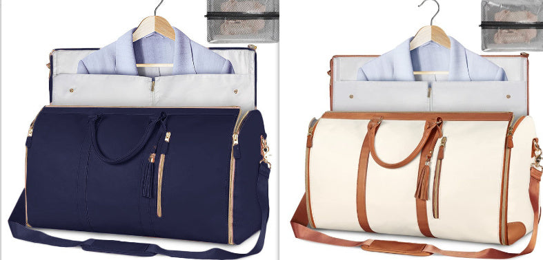 👜 Large Travel Duffle Bag – Waterproof Folding Suit & Clothes Tote CJ