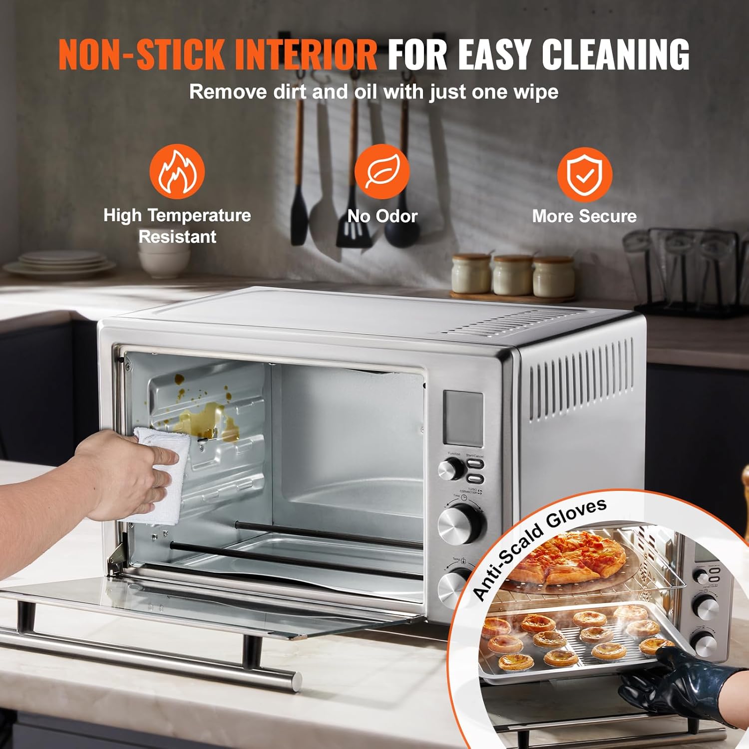 Countertop Convection Oven 28L – 10-in-1 Toaster - SmartPursue™
