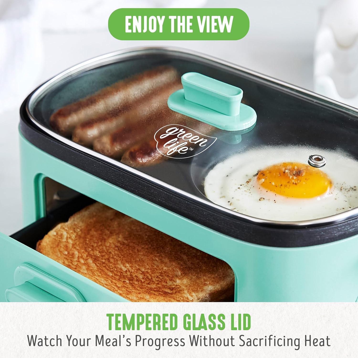 3-in-1 Breakfast Station – Ceramic Nonstick Griddles - SmartPursue™