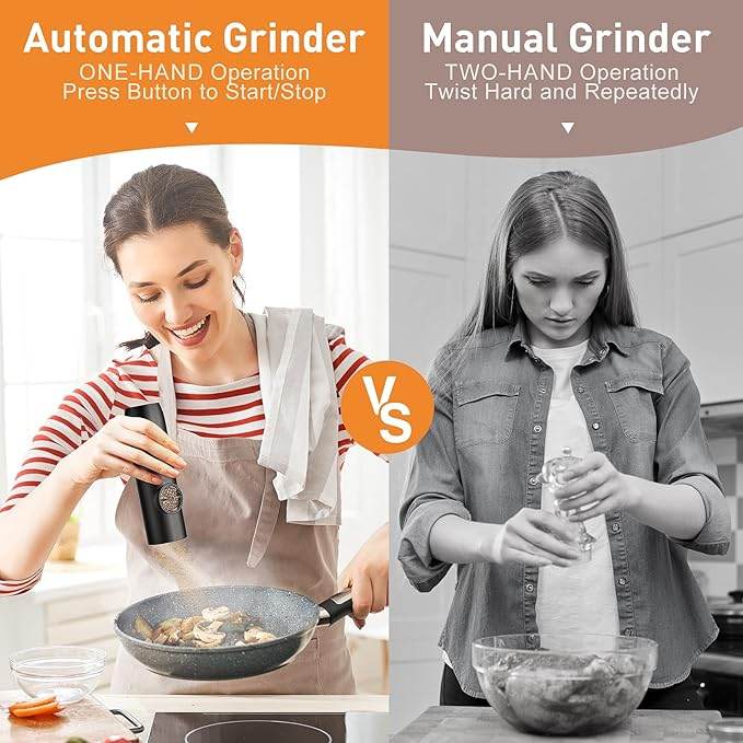 Electric Automatic Salt and Pepper Grinder - SmartPursue™