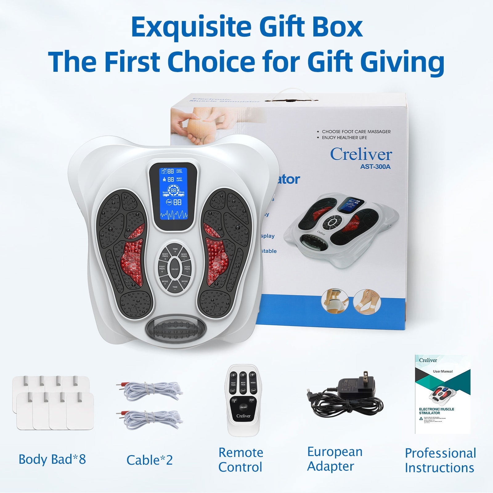 Vibrating Foot Massager Infrared Electric Circulation Machine Wellness Gadgets