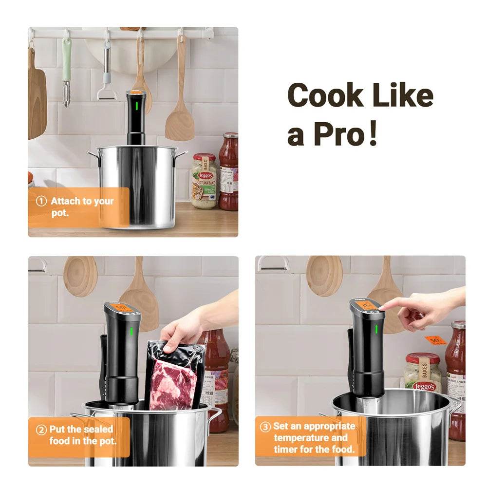 Wi-Fi Sous Vide Precision Cooker - SmartPursue™