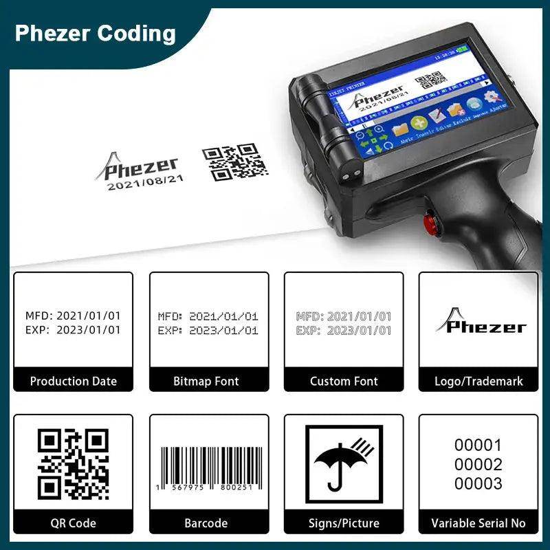 handheld label printer Inkjet Portable Printer Machine - SmartPursue™