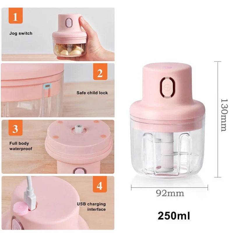 Mini Electric Garlic Chopper - SmartPursue™