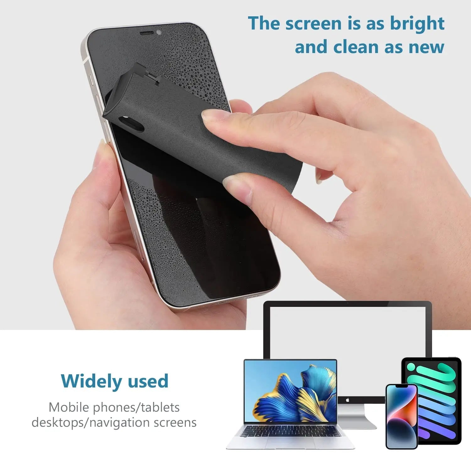 ✨ 2-in-1 Microfiber Screen Cleaner & Spray Bottle SmartPursue™