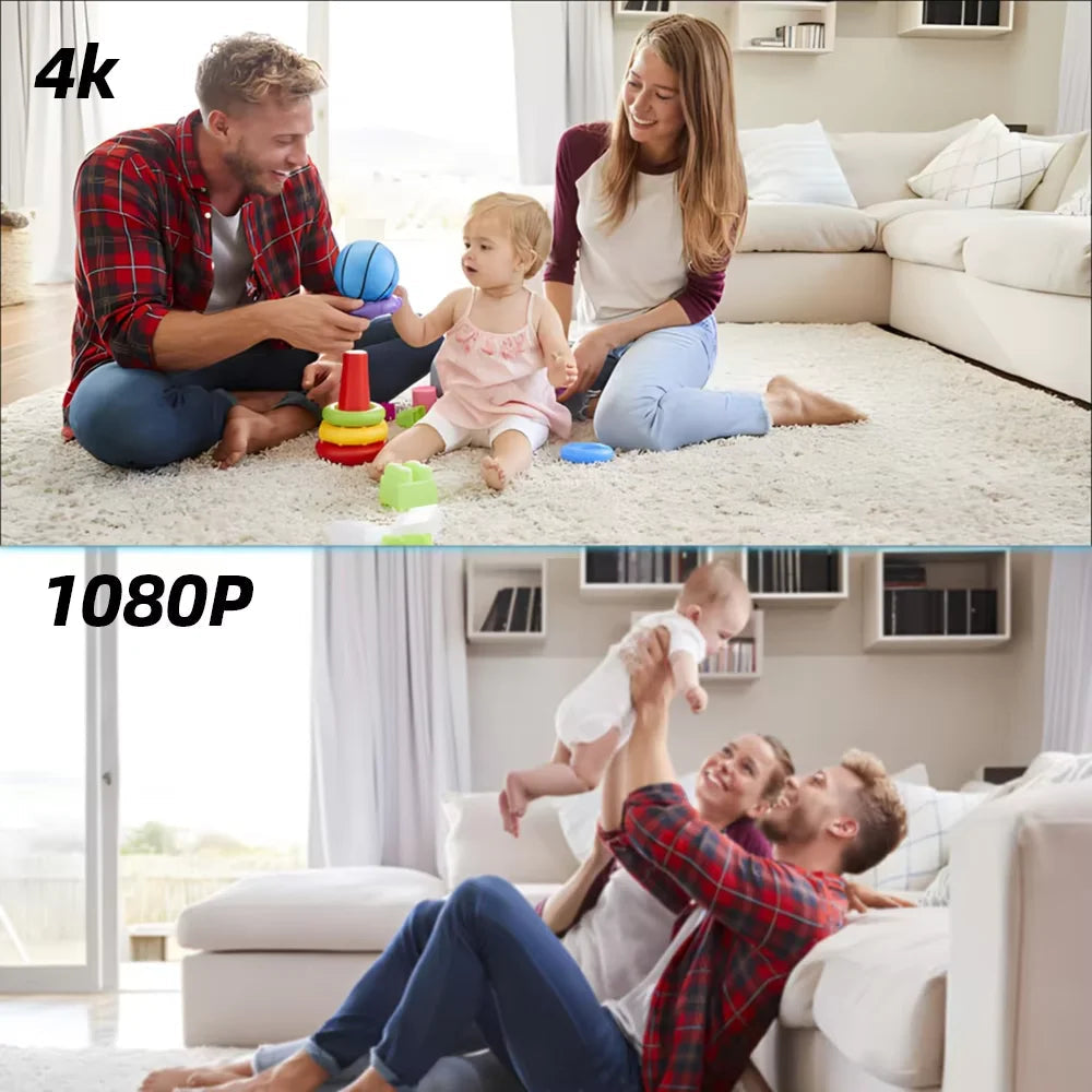 ⏰ 4K HD WiFi Clock Camera – With Night Vision & Motion Detection Diversi Fusion™