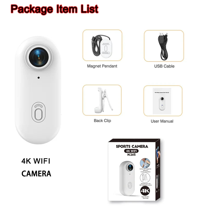 4K Mini Vlog Camera with WiFi - SmartPursue™