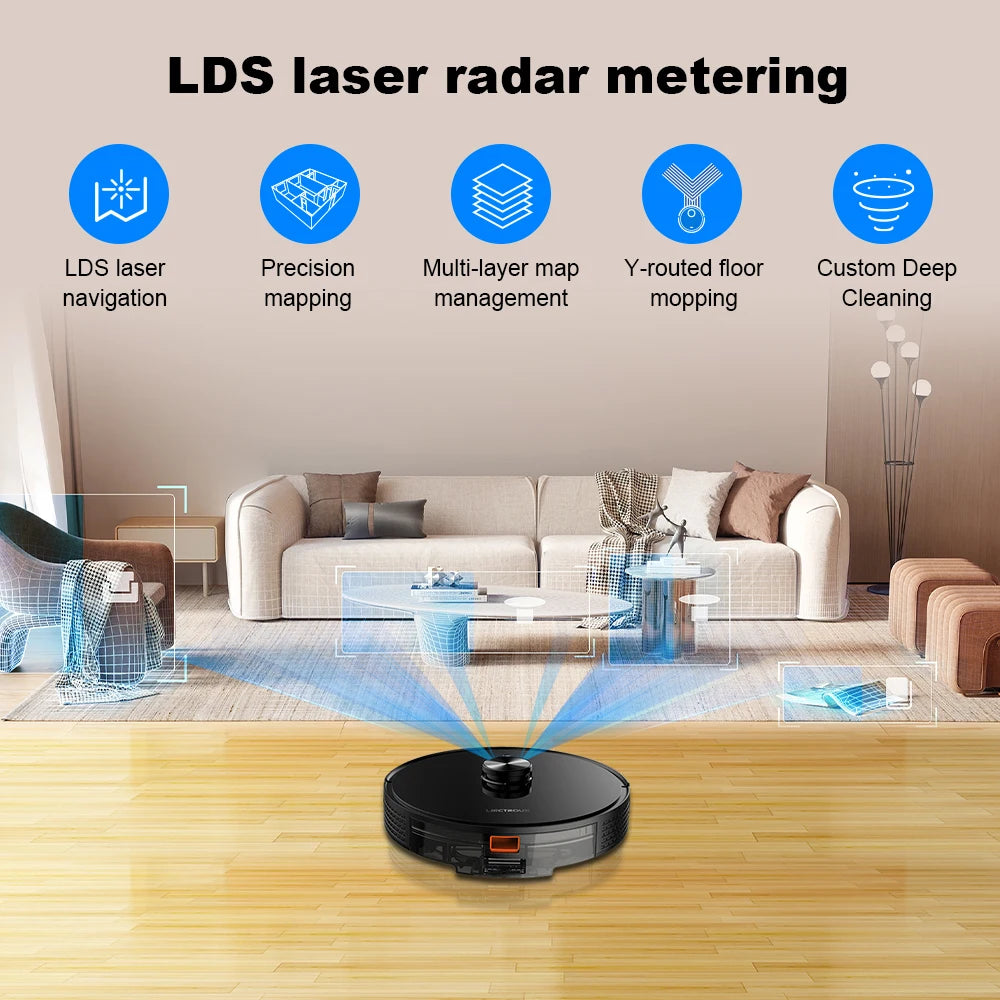 Smart Robot Vacuum Cleaner with Laser Navigation - SmartPursue™