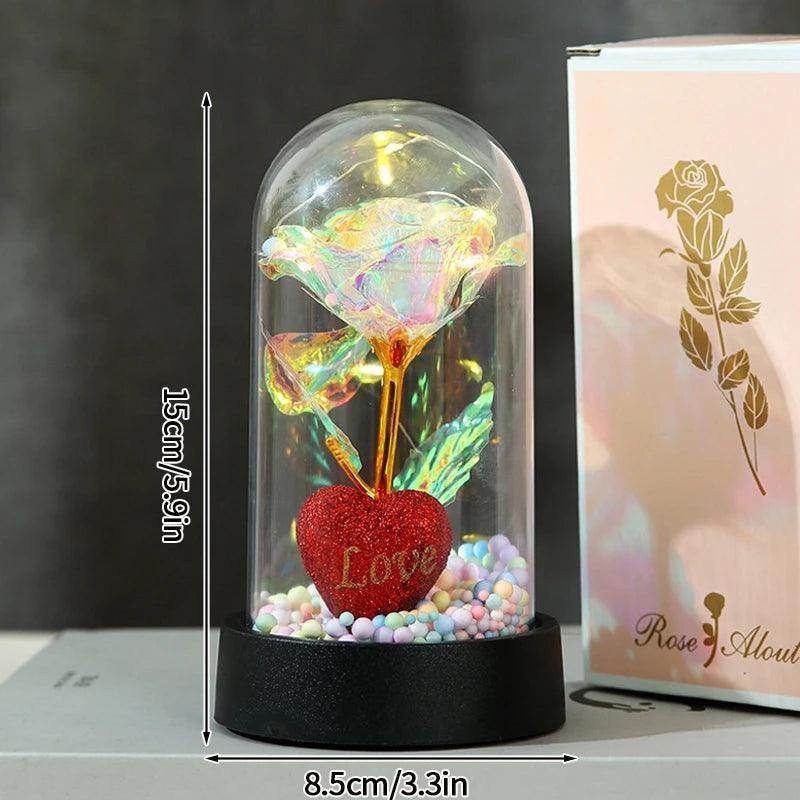 Enchanted Red Rose in Glass Dome - SmartPursue™