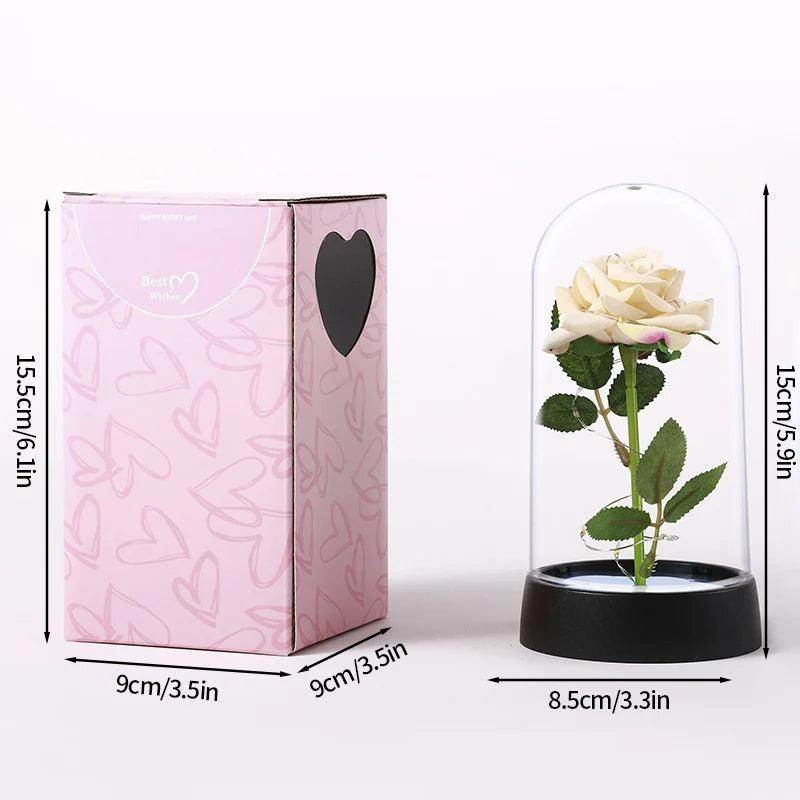 Enchanted Red Rose in Glass Dome - SmartPursue™