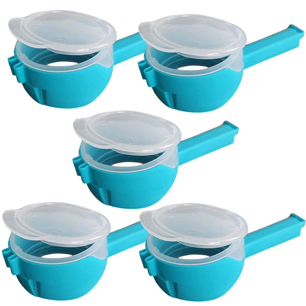 🥨 Food Storage Bag Sealing Clips with Pour Spouts Smart Kitchen & Home
