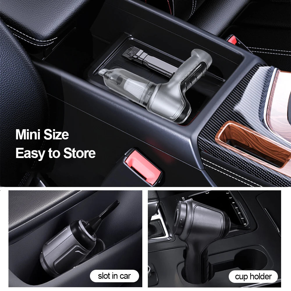 Cordless Vacuum Cleaner | Blowable Portable Cordless Car Vacuum Diversi Fusion™