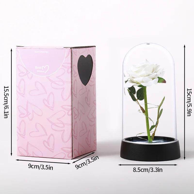 Enchanted Red Rose in Glass Dome - SmartPursue™