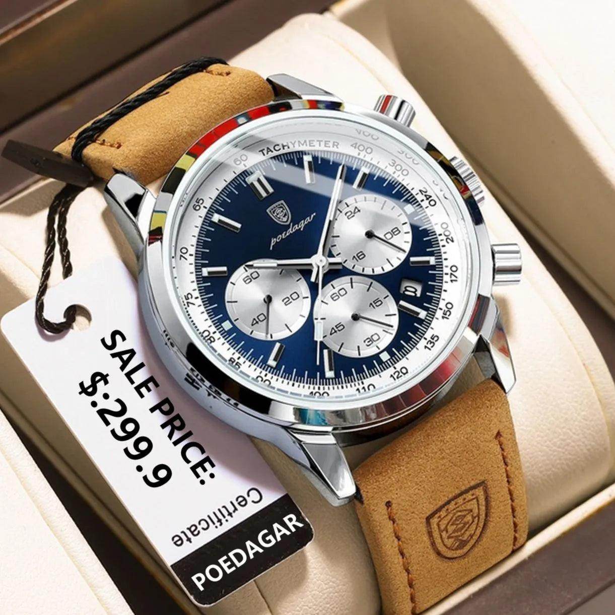 Luxury Mens Watch High Quality Waterproof Men's Wristwatch - SmartPursue™