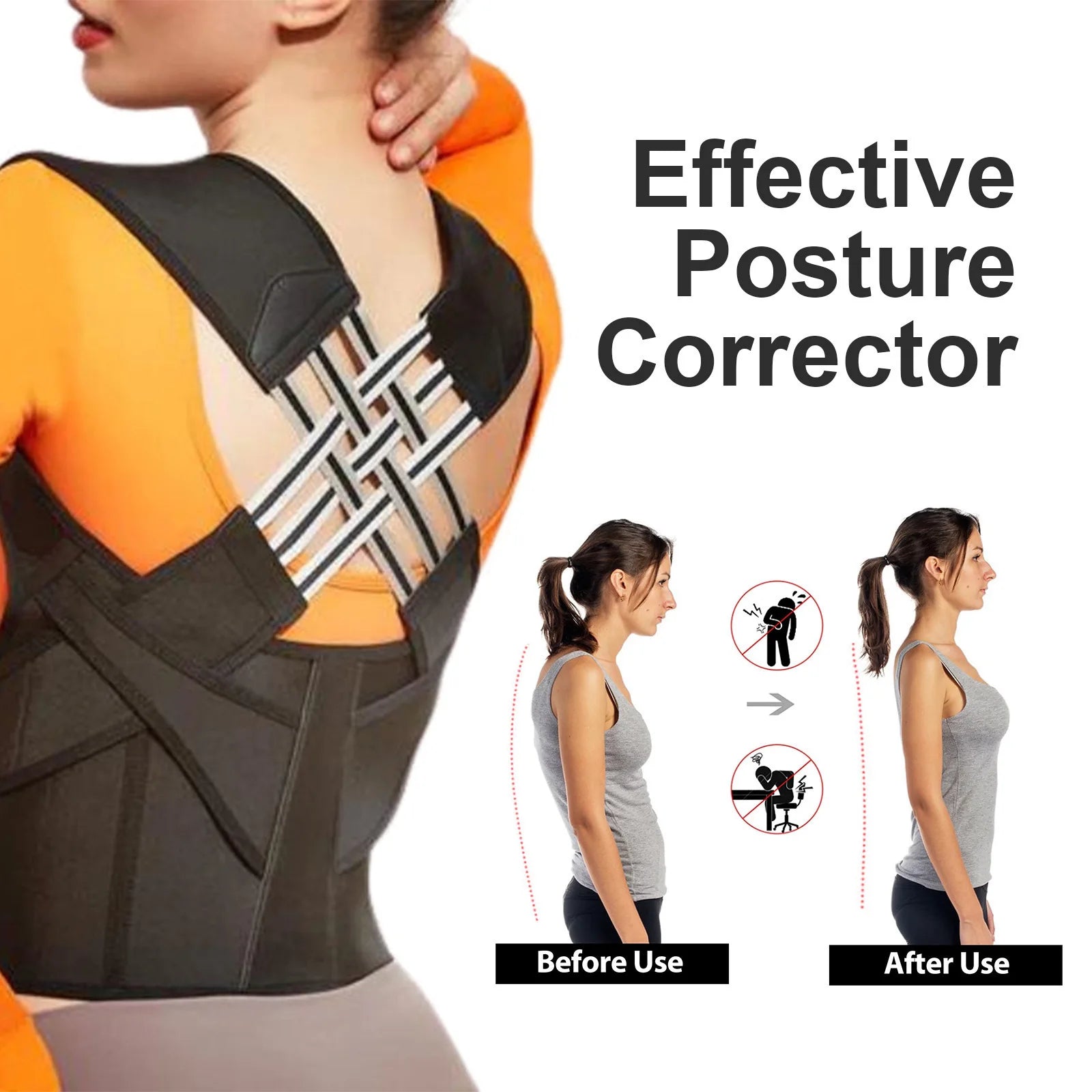 🧍‍♀️🧍‍♂️ Straighten Up, Stand Tall – Full Back Support for Daily Comfort - SmartPursue™