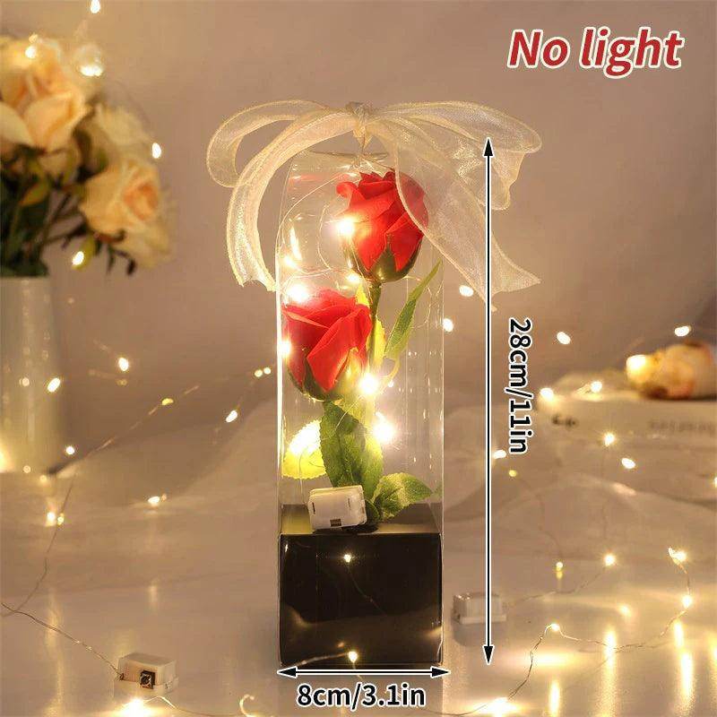 Enchanted Red Rose in Glass Dome - SmartPursue™