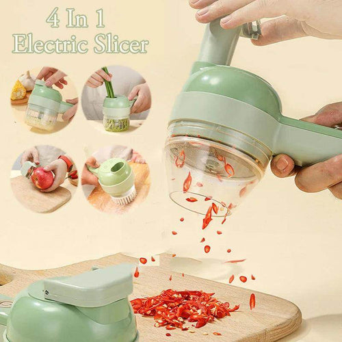 4 In 1 Slicer Garlic Masher mini chopper blender - SmartPursue™