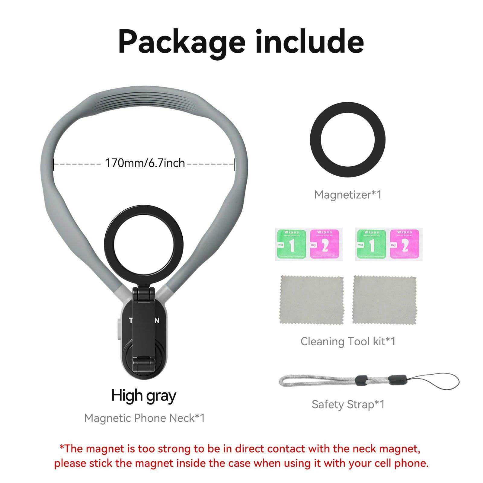 Silicone Magnetic Neck Mount for phone - SmartPursue™