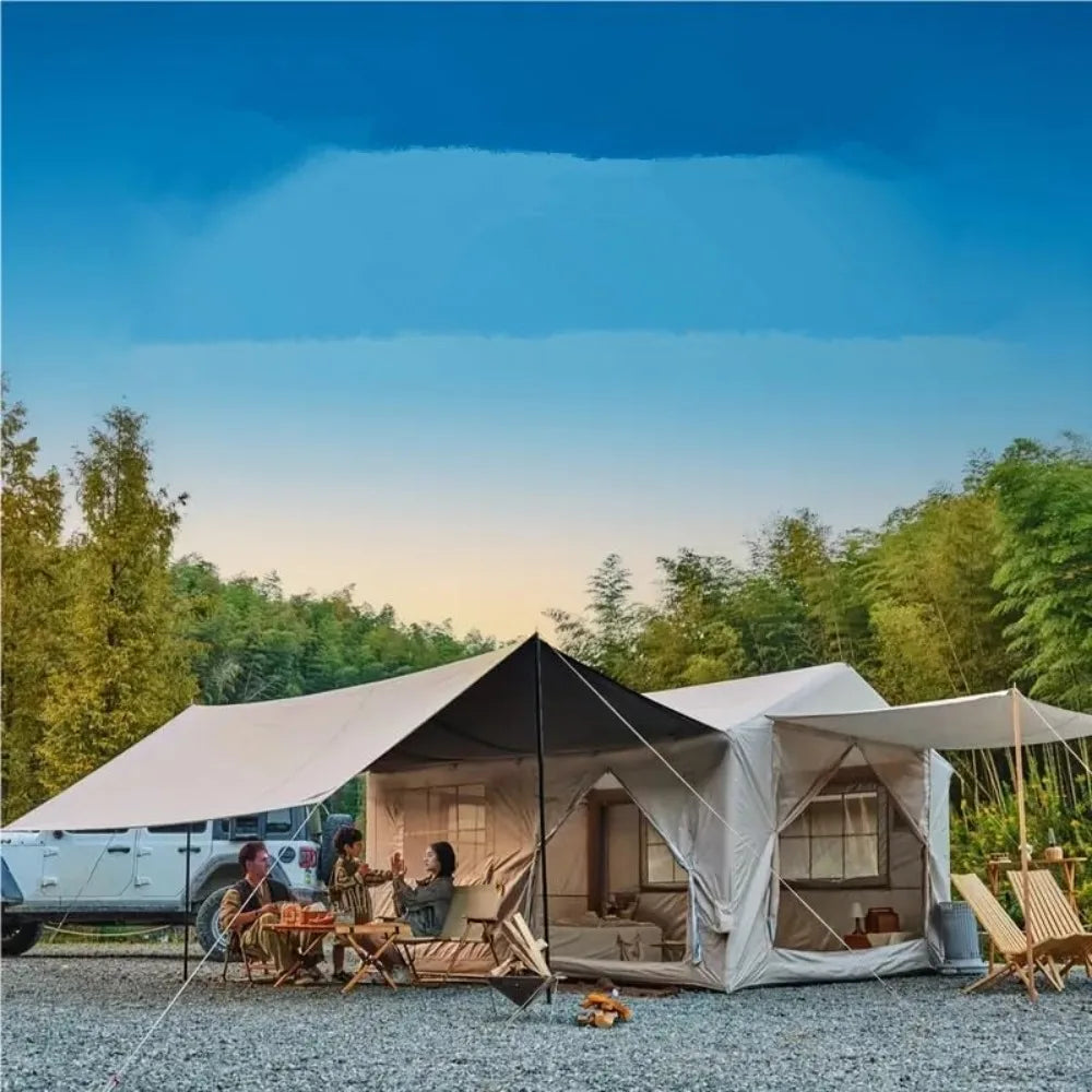 🏕️ 10–12 Person Inflatable Camping Tent - SmartPursue™