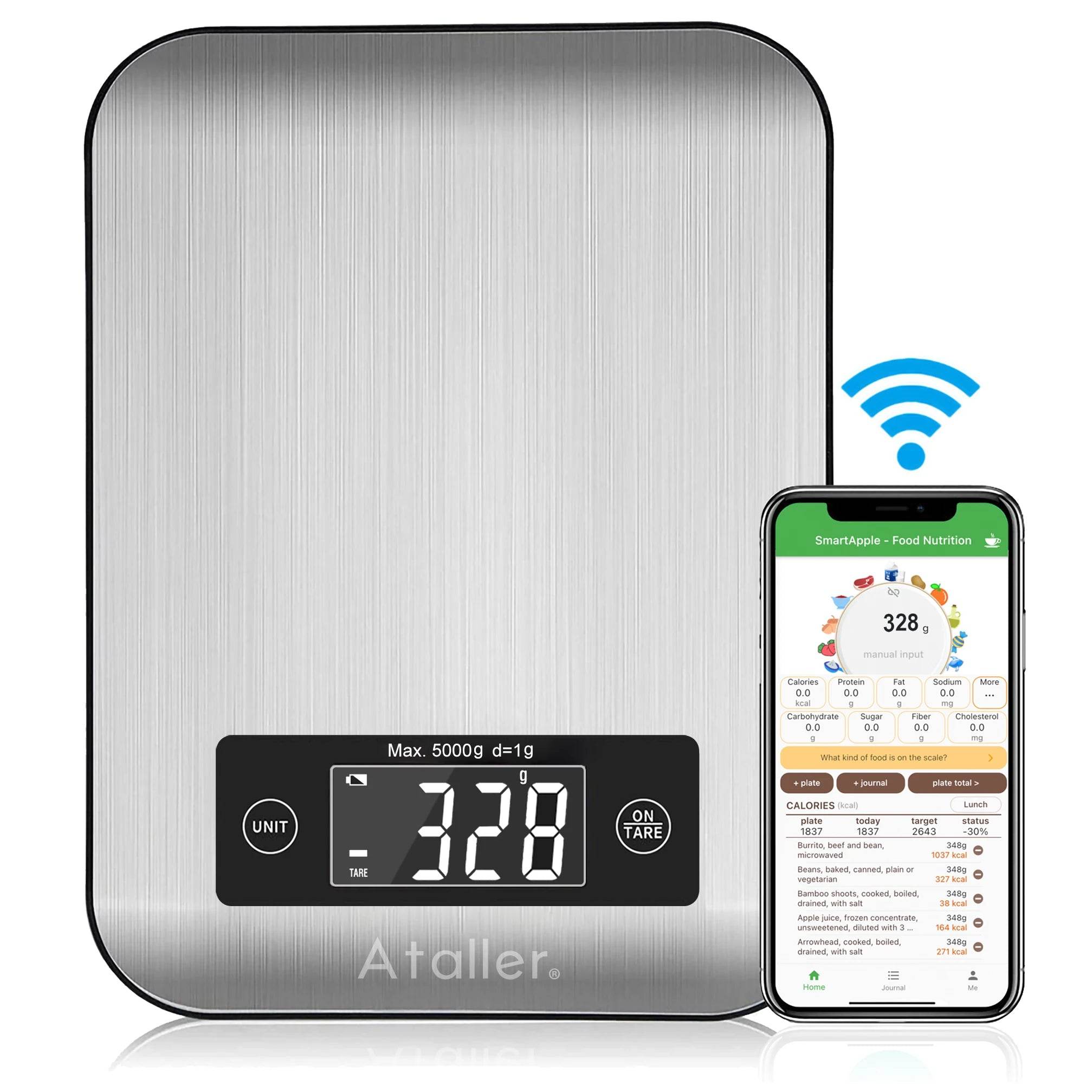 Smart Nutrition Food Scale with Bluetooth app - SmartPursue™