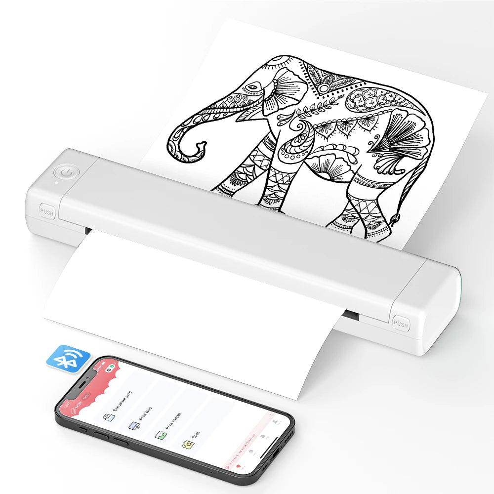 Small wireless Portable A4 Printer - SmartPursue™