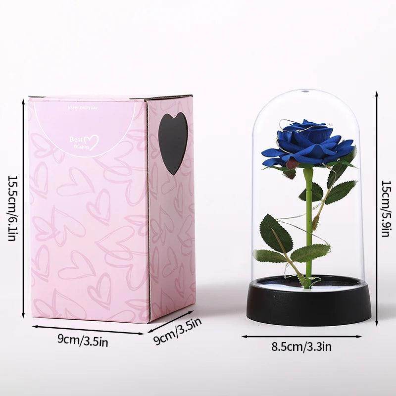 Enchanted Red Rose in Glass Dome - SmartPursue™