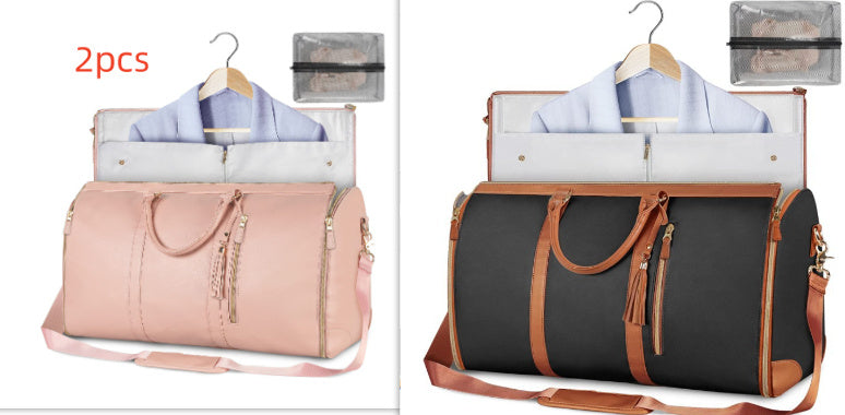 👜 Large Travel Duffle Bag – Waterproof Folding Suit & Clothes Tote CJ