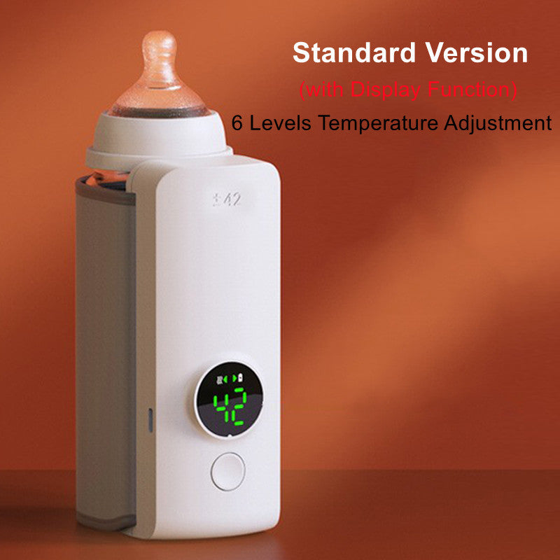🍼 Portable Baby Bottle Warmer – Wireless USB Rechargeable Heating Bag CJ