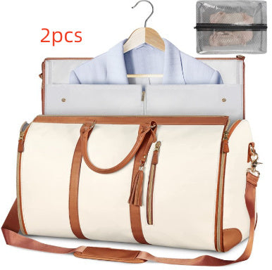 👜 Large Travel Duffle Bag – Waterproof Folding Suit & Clothes Tote CJ