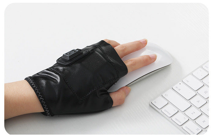 🧤 Smart Heating Gloves – Rechargeable Half-Finger Gloves Travel & Portable Gadgets
