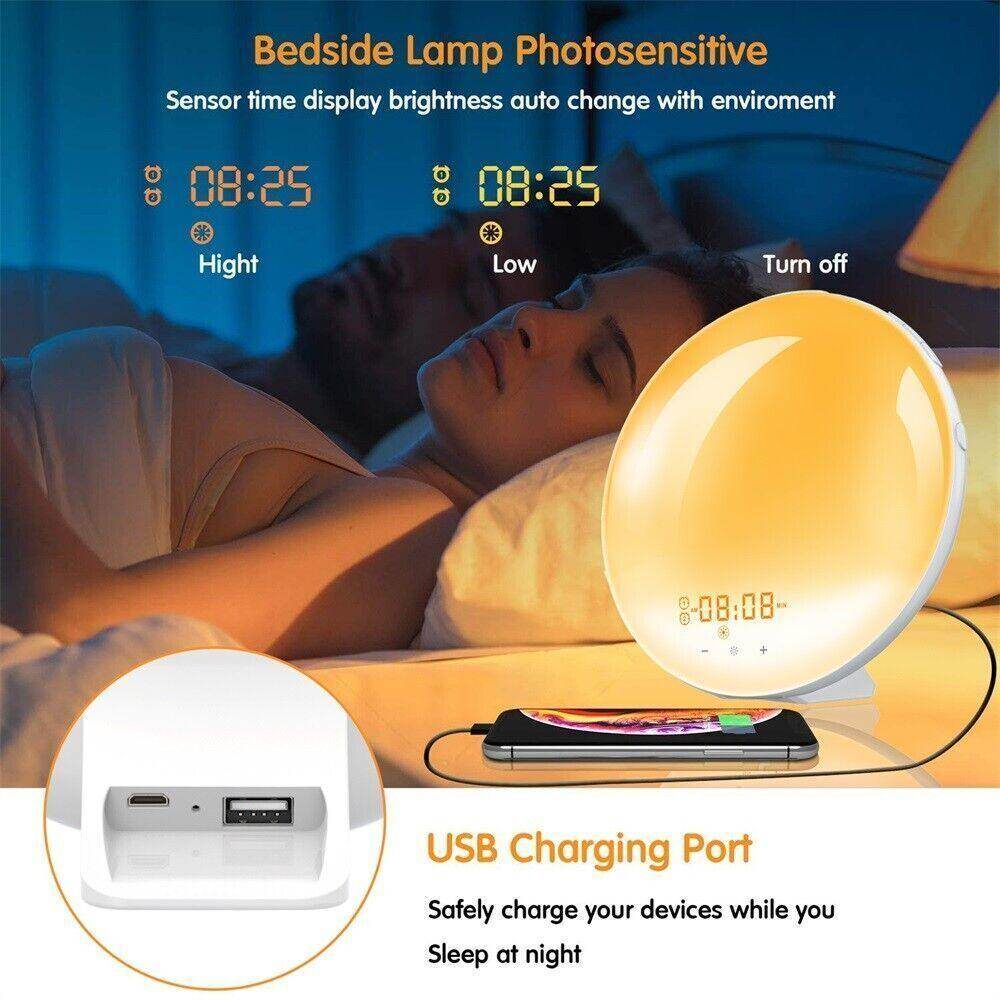 Wake Up Sunrise Simulation Alarm Clock - SmartPursue™